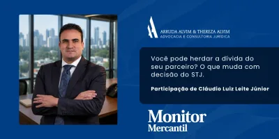 Advogado do escritório participa de matéria sobre decisão do STJ envolvendo dívidas entre parceiros.